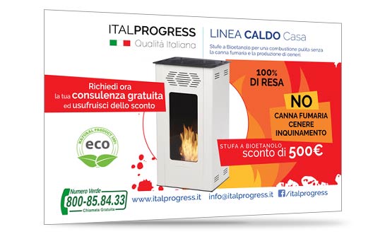 Sconto per la Stufa a Bioetanolo - ItalProgress