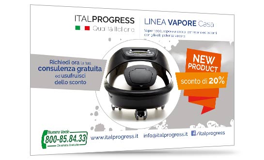 Sconto per Vapor1000 il Vapore a secco - ItalProgress